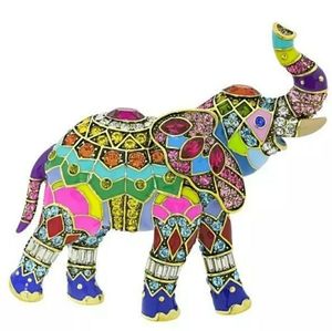 Heidi daus elephant pin